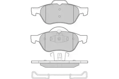 Комплект тормозных колодок, дисковый тормоз E.T.F. купить