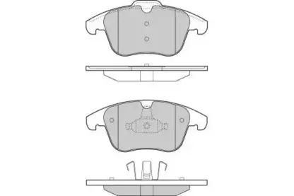 Комплект тормозных колодок, дисковый тормоз E.T.F. купить