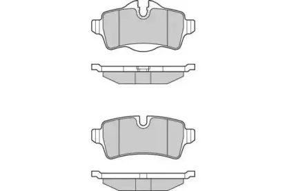 Комплект тормозных колодок, дисковый тормоз E.T.F. купить