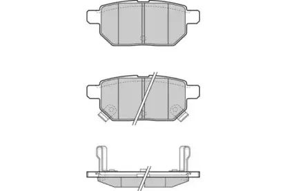 Комплект тормозных колодок, дисковый тормоз E.T.F. купить