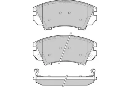 Комплект тормозных колодок, дисковый тормоз E.T.F. купить