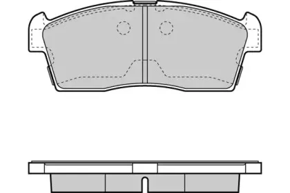Комплект тормозных колодок, дисковый тормоз E.T.F. купить