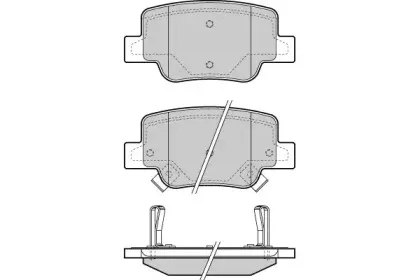 Комплект тормозных колодок, дисковый тормоз E.T.F. купить