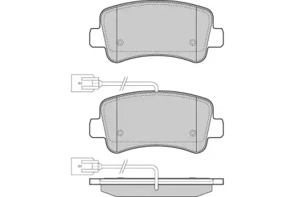 Комплект тормозных колодок, дисковый тормоз E.T.F. купить