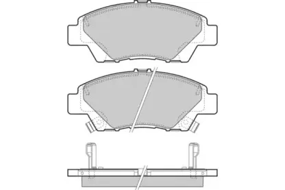 Комплект тормозных колодок, дисковый тормоз E.T.F. купить