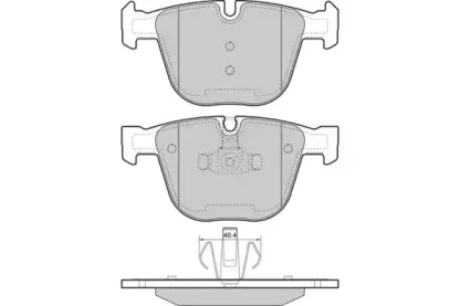 Комплект тормозных колодок, дисковый тормоз E.T.F. купить