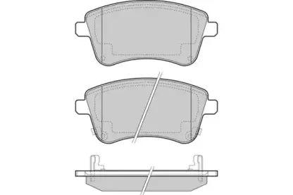 Комплект тормозных колодок, дисковый тормоз E.T.F. купить