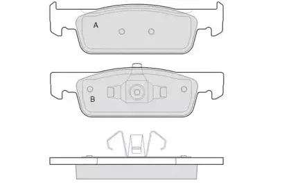 Комплект тормозных колодок, дисковый тормоз E.T.F. купить