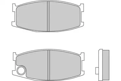 Комплект тормозных колодок, дисковый тормоз E.T.F. купить