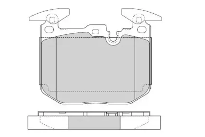 Комплект тормозных колодок, дисковый тормоз E.T.F. купить