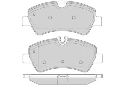 Комплект тормозных колодок, дисковый тормоз E.T.F. купить