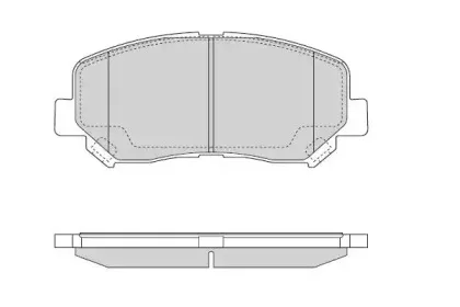 Комплект тормозных колодок, дисковый тормоз E.T.F. купить