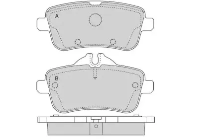 Комплект тормозных колодок, дисковый тормоз E.T.F. купить