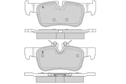 Комплект тормозных колодок, дисковый тормоз E.T.F. купить