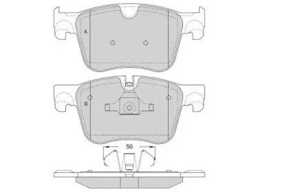 Комплект тормозных колодок, дисковый тормоз E.T.F. купить