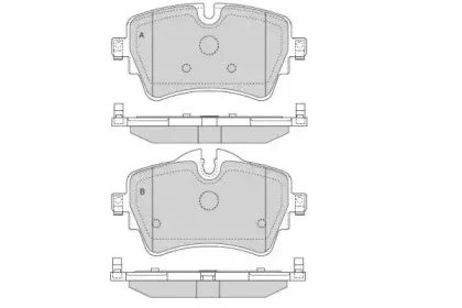 Комплект тормозных колодок, дисковый тормоз E.T.F. купить