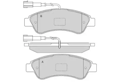 Комплект тормозных колодок, дисковый тормоз E.T.F. купить