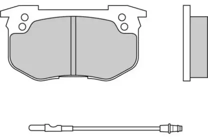 Комплект тормозных колодок, дисковый тормоз E.T.F. купить