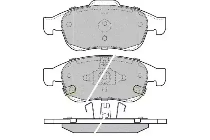 Комплект тормозных колодок, дисковый тормоз E.T.F. купить