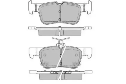 Комплект тормозных колодок, дисковый тормоз E.T.F. купить