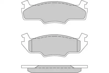 Комплект тормозных колодок, дисковый тормоз E.T.F. купить
