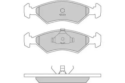 Комплект тормозных колодок, дисковый тормоз E.T.F. купить