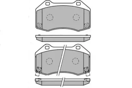 Комплект тормозных колодок, дисковый тормоз E.T.F. купить