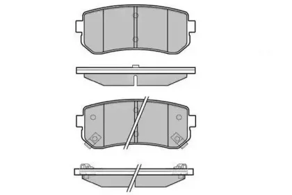Комплект тормозных колодок, дисковый тормоз E.T.F. купить