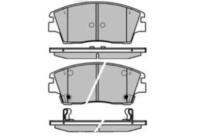 Комплект тормозных колодок, дисковый тормоз E.T.F. купить