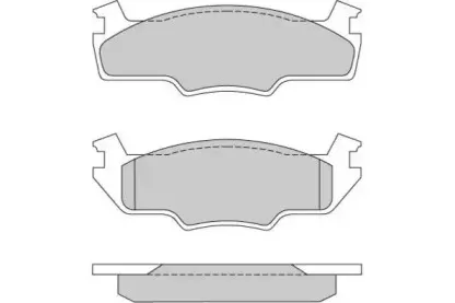 Комплект тормозных колодок, дисковый тормоз E.T.F. купить