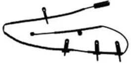 Сигнализатор, износ тормозных колодок E.T.F. купить