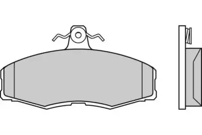 Комплект тормозных колодок, дисковый тормоз E.T.F. купить