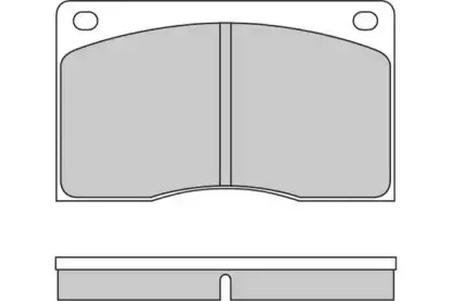 Комплект тормозных колодок, дисковый тормоз E.T.F. купить