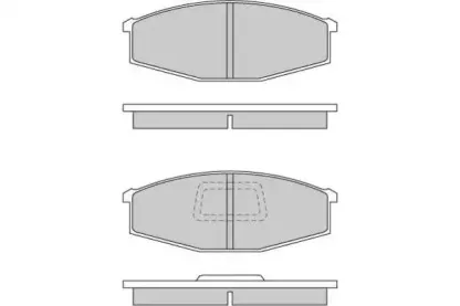 Комплект тормозных колодок, дисковый тормоз E.T.F. купить