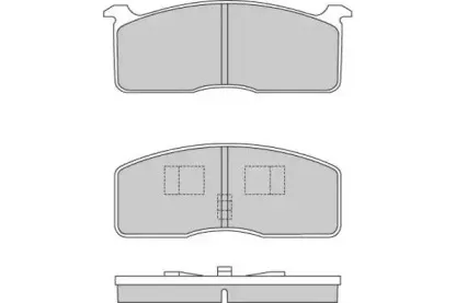 Комплект тормозных колодок, дисковый тормоз E.T.F. купить