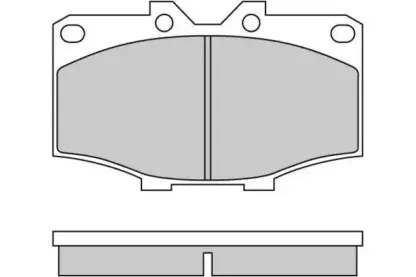 Комплект тормозных колодок, дисковый тормоз E.T.F. купить