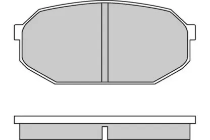 Комплект тормозных колодок, дисковый тормоз E.T.F. купить