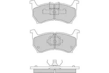 Комплект тормозных колодок, дисковый тормоз E.T.F. купить