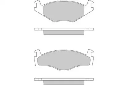 Комплект тормозных колодок, дисковый тормоз E.T.F. купить