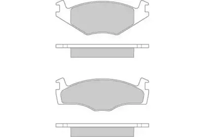 Комплект тормозных колодок, дисковый тормоз E.T.F. купить