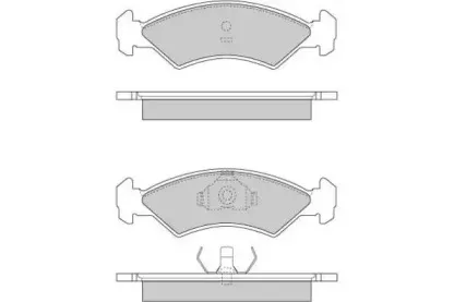 Комплект тормозных колодок, дисковый тормоз E.T.F. купить