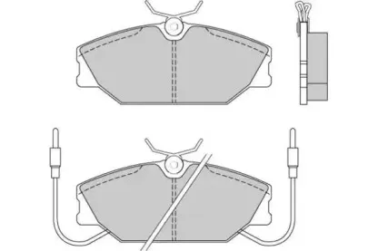 Комплект тормозных колодок, дисковый тормоз E.T.F. купить