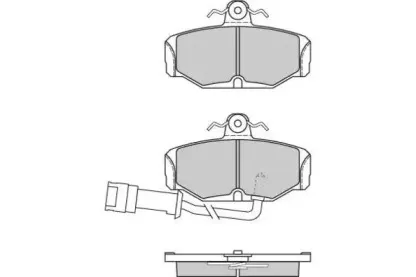 Комплект тормозных колодок, дисковый тормоз E.T.F. купить