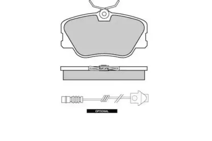 Комплект тормозных колодок, дисковый тормоз E.T.F. купить