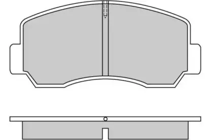 Комплект тормозных колодок, дисковый тормоз E.T.F. купить