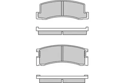 Комплект тормозных колодок, дисковый тормоз E.T.F. купить