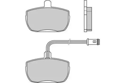 Комплект тормозных колодок, дисковый тормоз E.T.F. купить