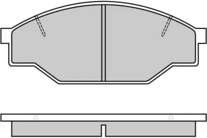 Комплект тормозных колодок, дисковый тормоз E.T.F. купить