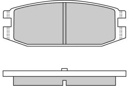 Комплект тормозных колодок, дисковый тормоз E.T.F. купить