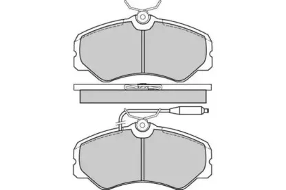 Комплект тормозных колодок, дисковый тормоз E.T.F. купить